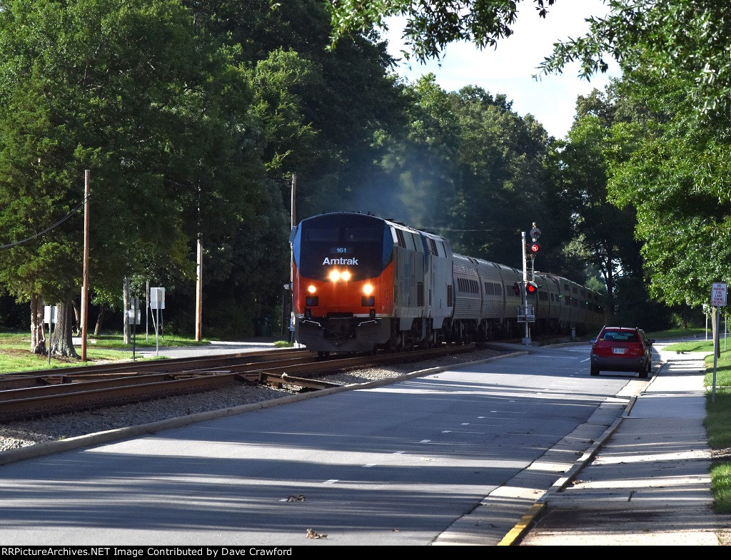 Anniversary Loco 161 leads the Silver Star Through Ashland